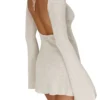 Women's Fall Mini Dress Long Sleeve